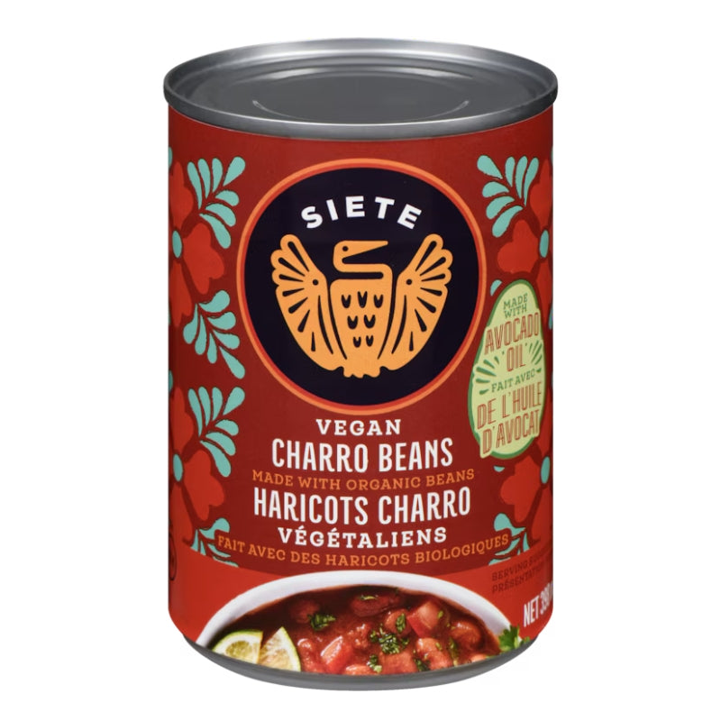 Siete - Haricots charro véganes en canne - 398 ml