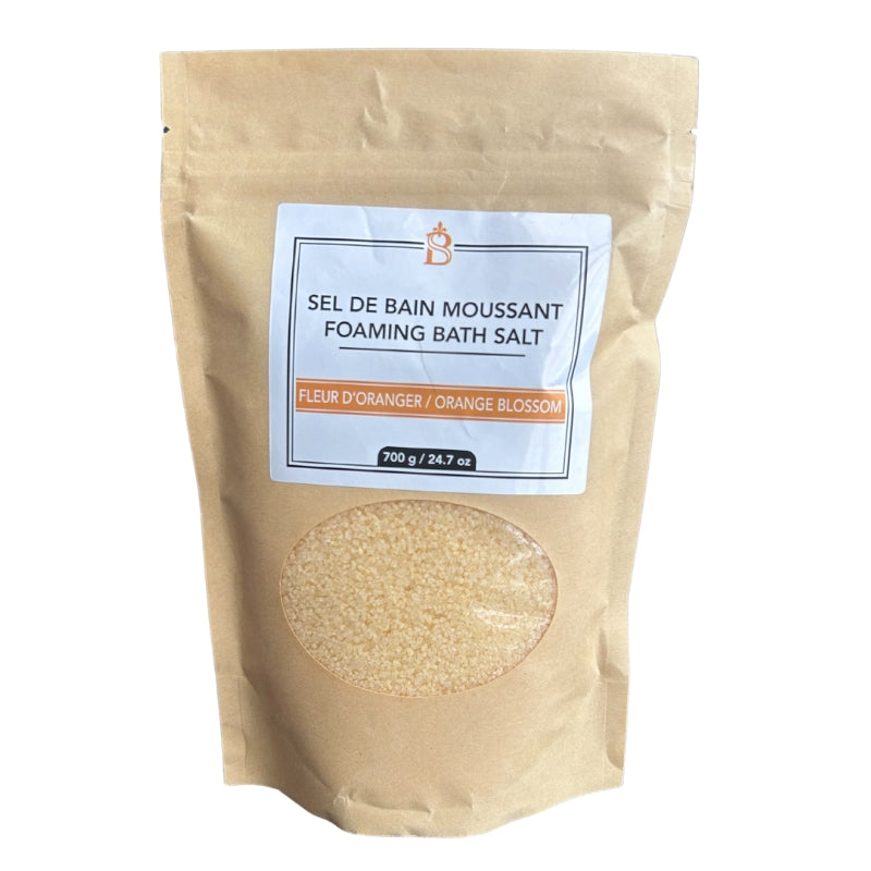 Signature Beauregard - Sel de bain moussant - Fleur d'oranger - 700 g