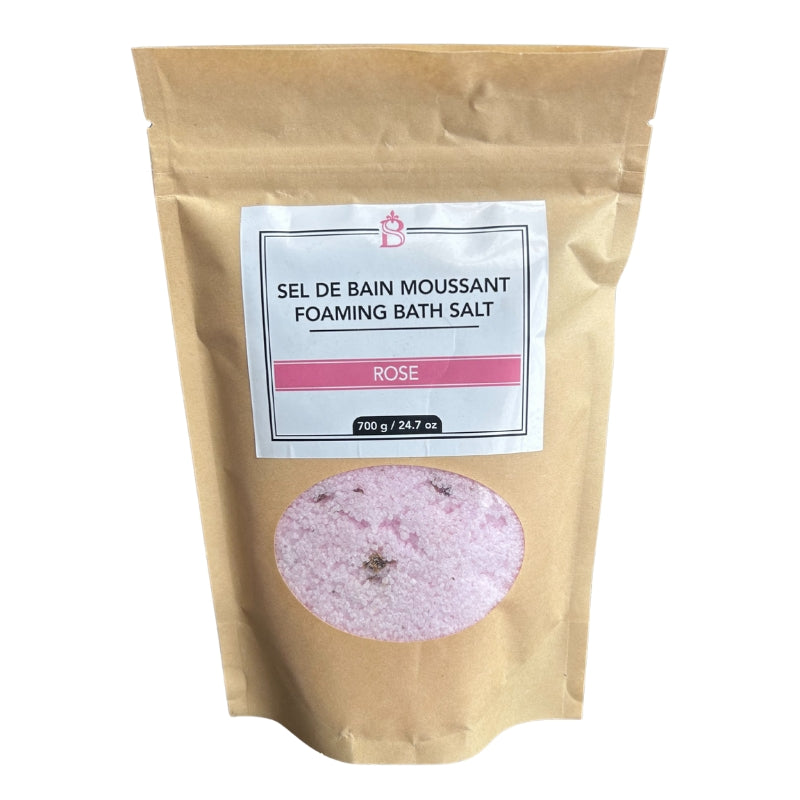 Signature Boréale - Sel de bain moussant - Rose - 700 g