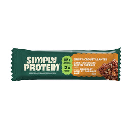 Barre Simply Protein Chocolat Noir Caramel Salé Végane