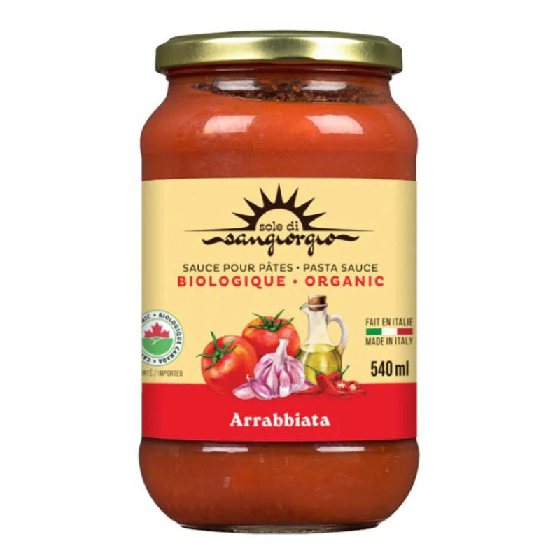 Sole di sangiorgio - sauce pour pâtes biologique - Arrabbiata - 540 ml