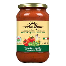 Sole di Sangiorgio - Sauce pour pâtes biologique - Tomate et basilic - 540 ml