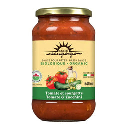 Sole di Sangiorgio - Sauce pour pâtes biologique - Tomate et courgette - 540 ml
