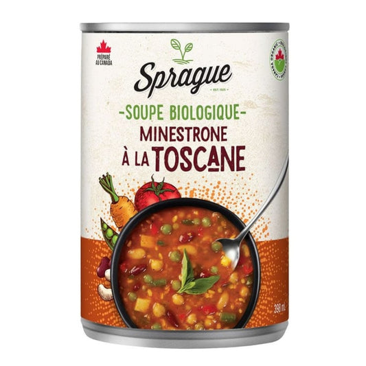 Sprague - Soupe bio - Minestrone à la Toscane - 398 ml