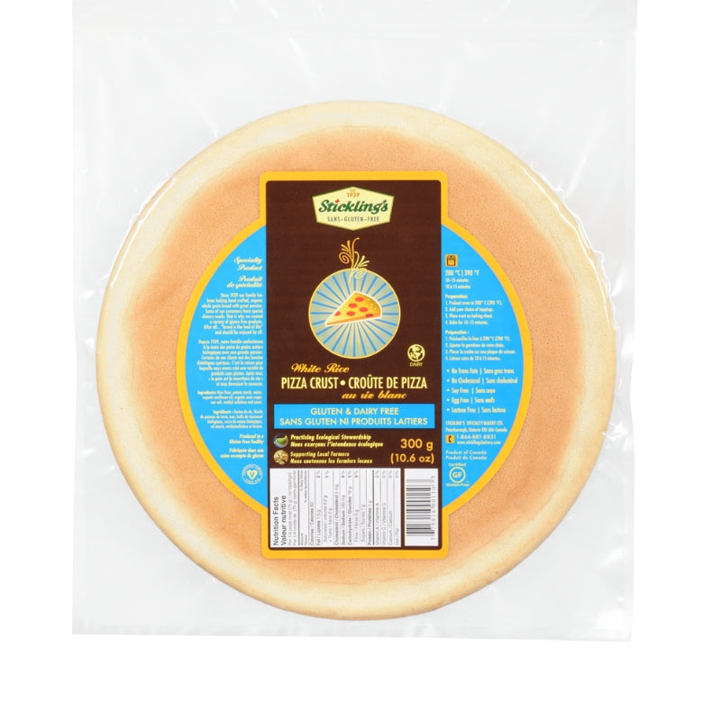 Stickling organic - Croûte de pizza au riz blanc - 300 g
