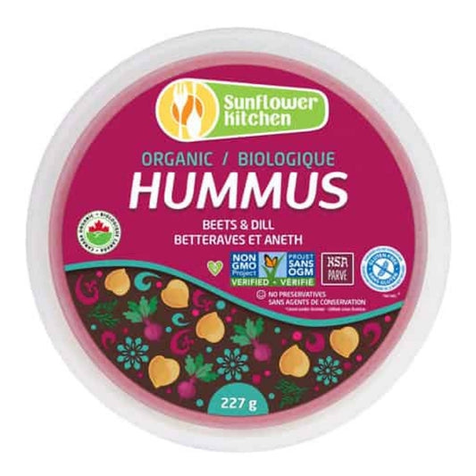 Sunflower Kitchen Hummus - Betteraves et Aneth Biologique