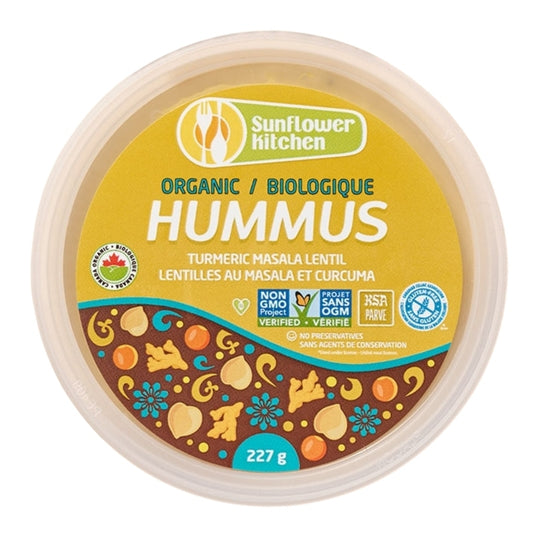 Sunflower Kitchen Hummus - Lentilles au Masala et Curcuma Biologique