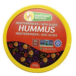 Sunflower Kitchen Hummus - Méditerranéen avec Olives Kalamata