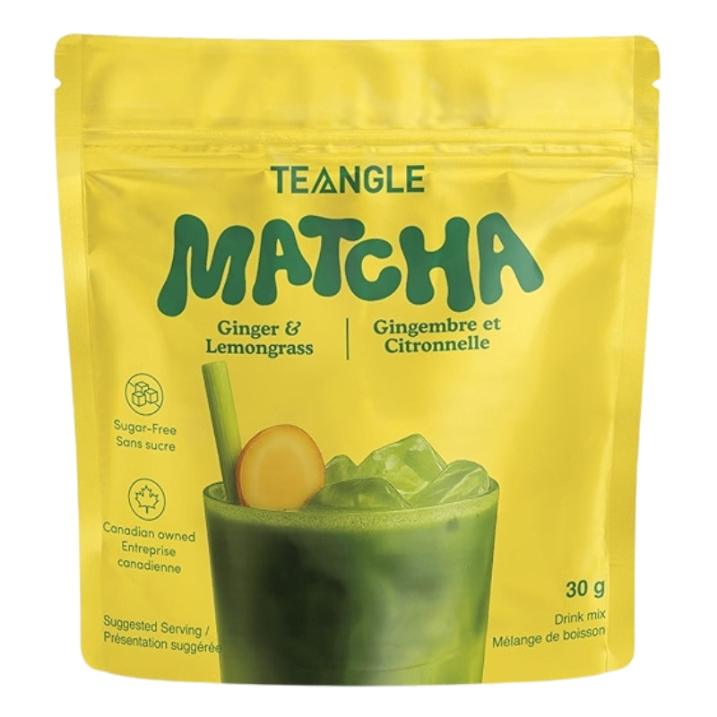 Teangle - Mélange à boisson Matcha - Gingembre et citronnelle - 30 g