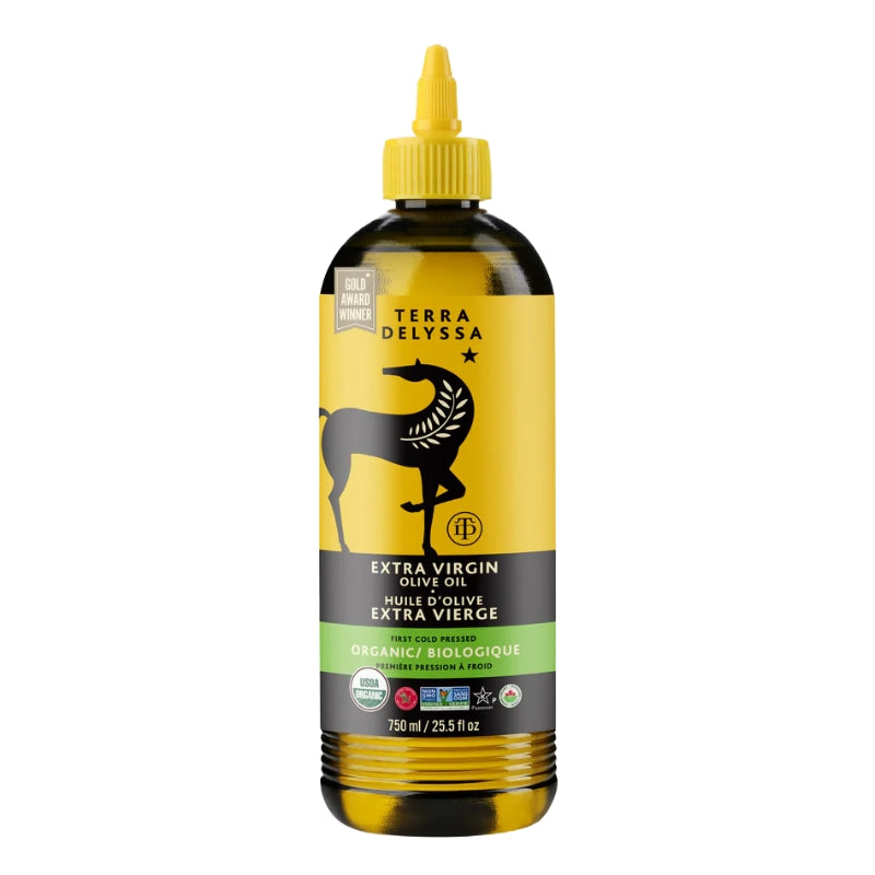 Terra Delyssa - Huile d'olive extra vierge bio - Squeeze - 750 ml