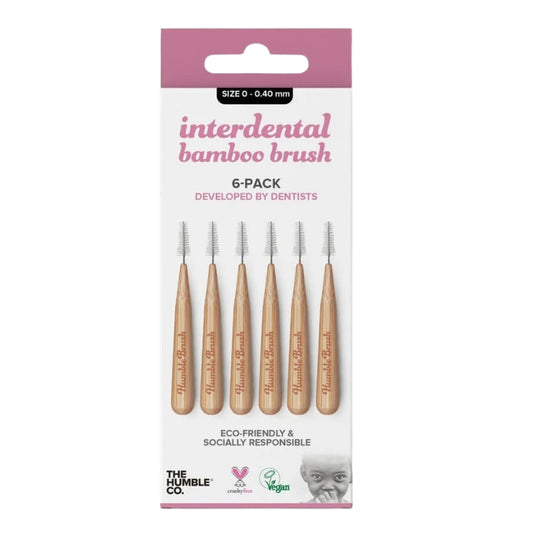 The Humble Co. - Brossettes interdentaires - Ultra étroit - 0.40mm - 6 brosses