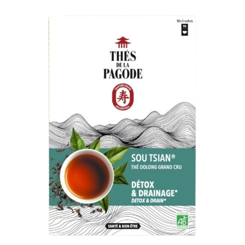 Thé wulong - Détox Sou Tsian 90 sachets