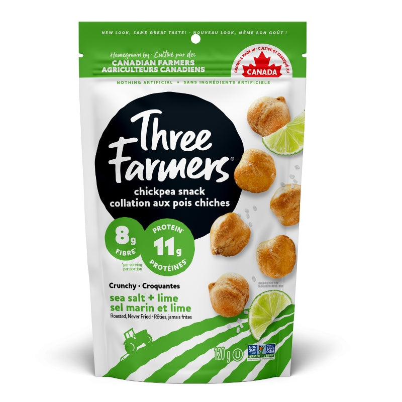 three farmers Féveroles Rôties Au Jalapeño Et À La Lime