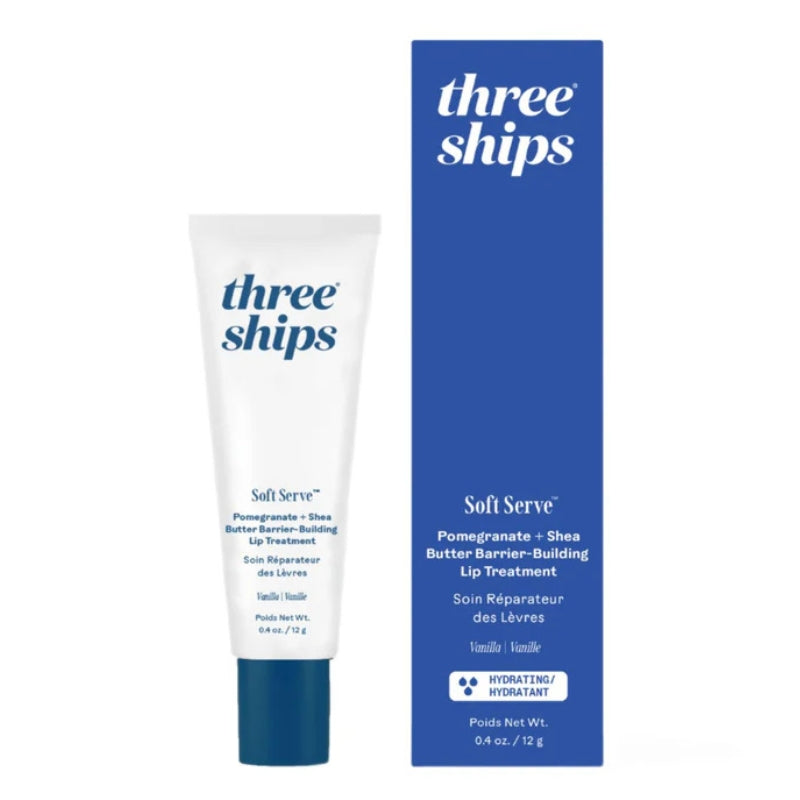 Three Ships - Soin réparateur lèvres - Vanille - 12 g