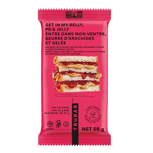 Trubar - Barre beurre d'arachides et gelée - 50 g