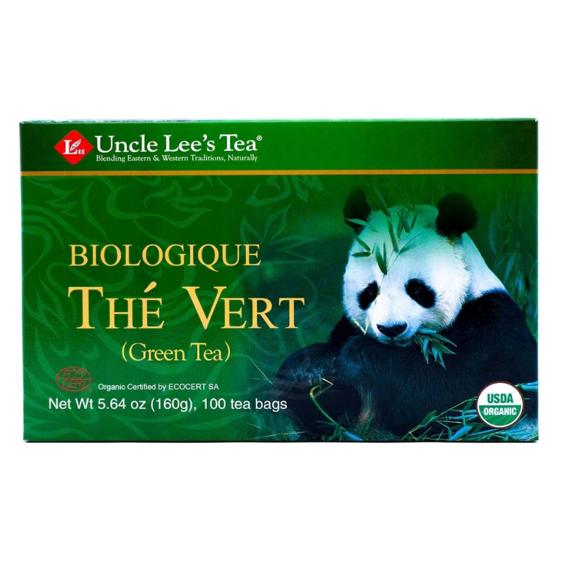 Uncle Lee's Tea - Thé vert biologique - 100 sacs