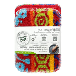 Universal stone - Tampons à récurer - 2 flat + 1 tampon-éponge - 3un