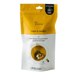 URBANIthé - Thé focus mate et matcha - 9 sacs