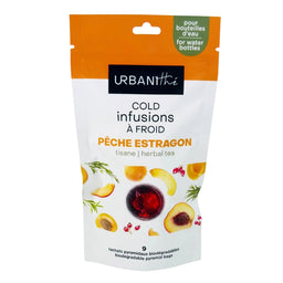 URBANIthé - Tisane - Infusion à froid - Pêche Estragon - 9 sacs 