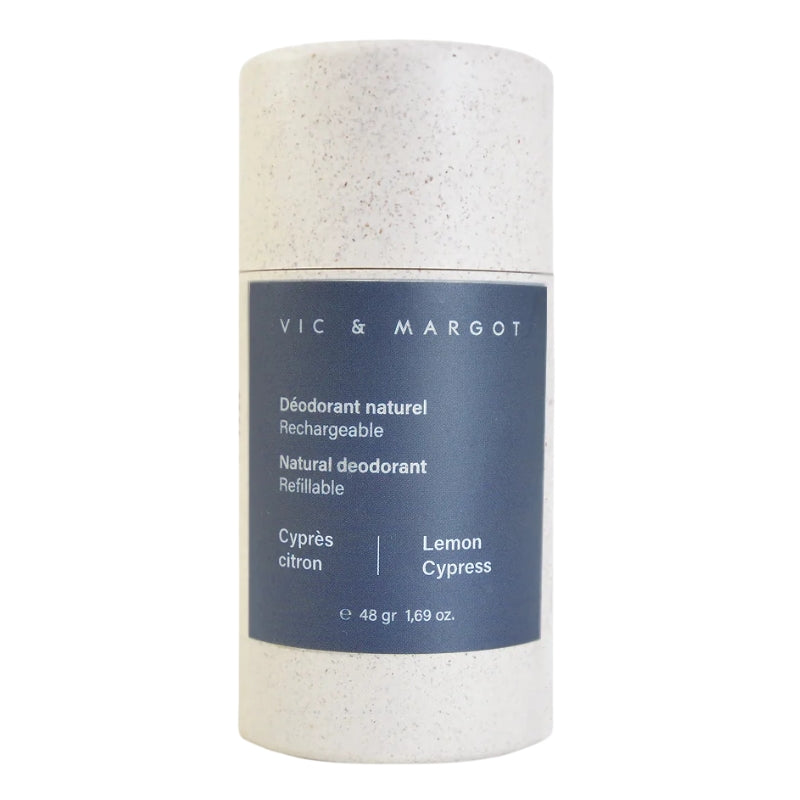 Vic & Margot - Déodorant naturel rechargeable - Cyprès citron - 48 g
