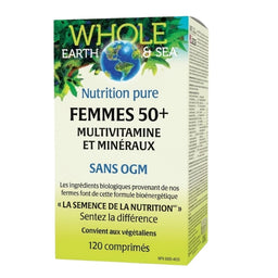 Whole Earth & Sea  Femmes 50+ Multivitamine et Minéraux 60 comprimés