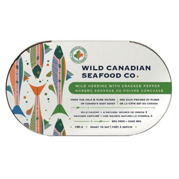 Wild Canadian seafood co. - Hareng sauvage au poivre concassé - 180 g