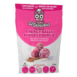 Wiselecious - Mélange boules énergies - chocolat red velvet - 235 g