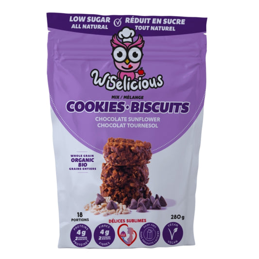 Wiselicious - Mélange biscuits - Chocolat tournesol - 280 g