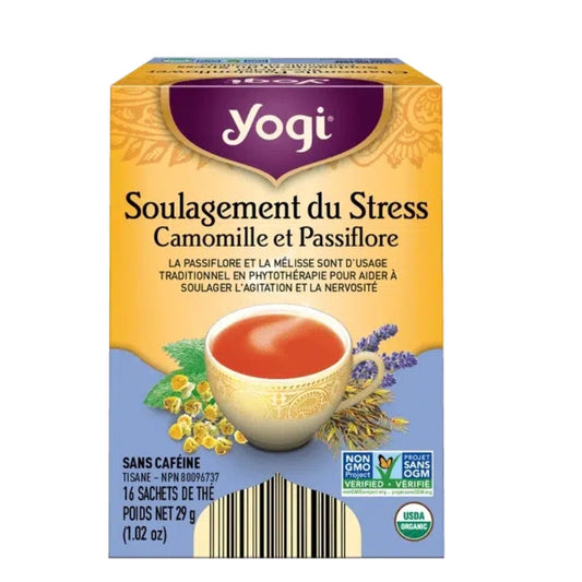 yogi Tisane - Soulagement du stress camomille et passiflore