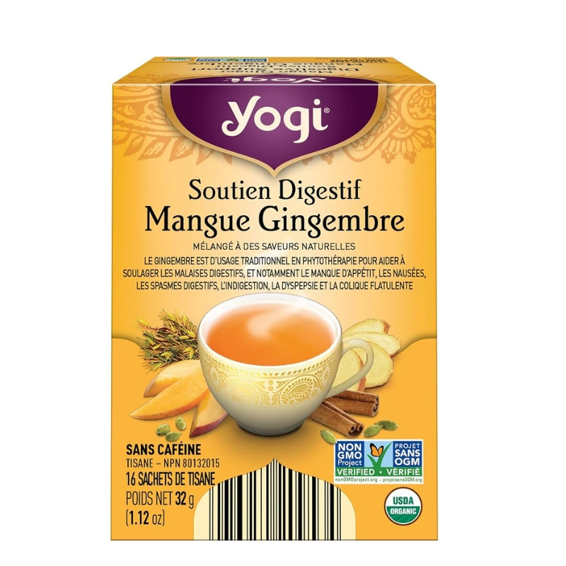 yogi Tisane - Soutient digestif mangue gingembre
