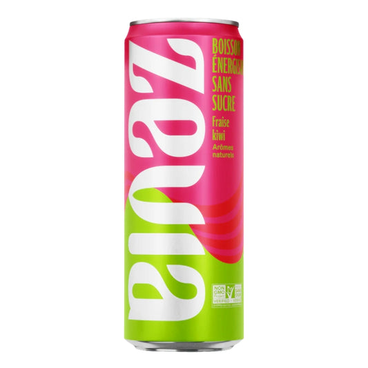Zevia - Boisson énergisante - Fraise kiwi - 355 ml