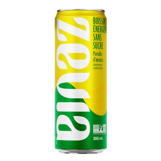 Zevia - Boisson énergisante - Paradis d'ananas - 355 ml