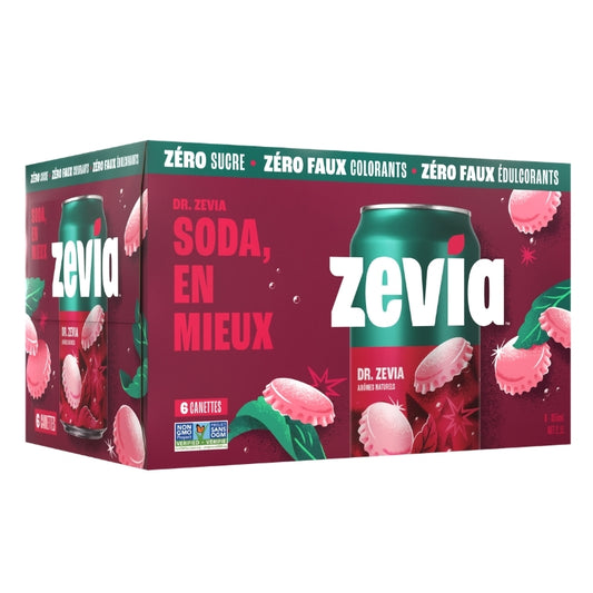 Zevia Boisson Gazeuse 100% Naturelle - Dr. Zevia