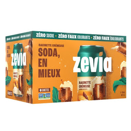 Zevia Boisson Gazeuse 100% Naturelle - Racinette crémeuse