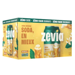 Zevia Boisson Gazeuse 100% Naturelle - Soda Mousse