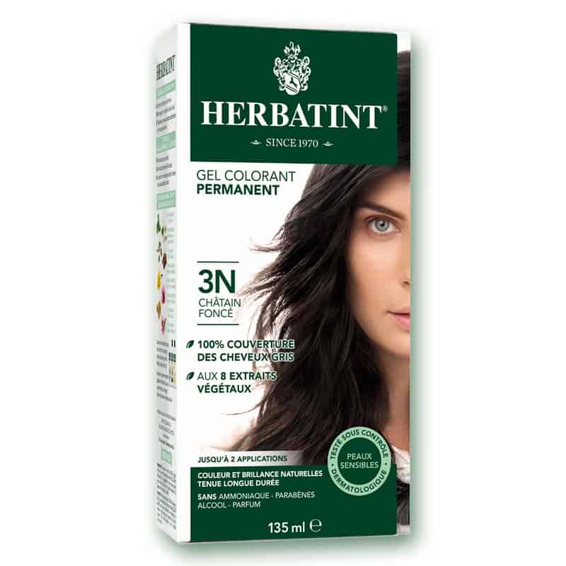 Permanent Haircolour gel - 3N - Dark chestnut