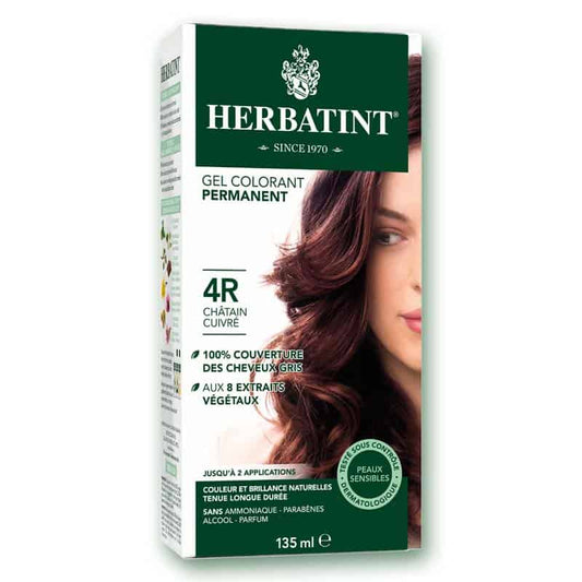 Gel Colorant Permanent - 4R||Permanent Haircolour gel - 4R - Copper chestnut
