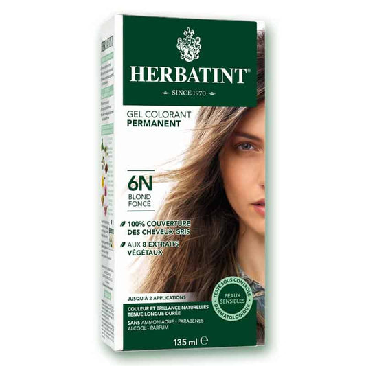 Gel Colorant Permanent - 6N||Permanent Haircolour gel - 6N - Dark blonde