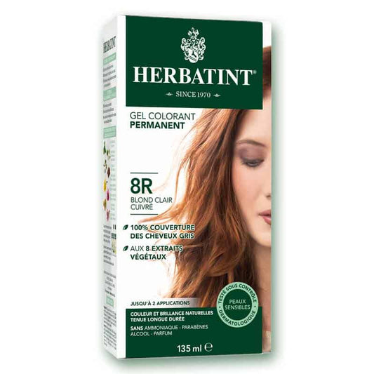 Gel Colorant Permanent - 8R||Permanent Haircolour gel - 8R - Light Copper blonde
