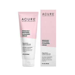acure crème nettoyante seriously soothing  végane 118 ml