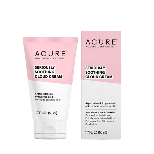 acure seriously soothing cloud cream extrait argan 50 ml