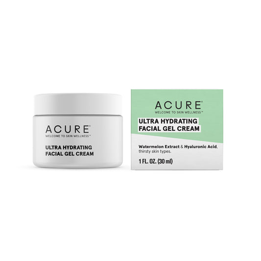 acure ultra hydrating facial gel cream watermelon extract and hyaluronic acid 30 ml