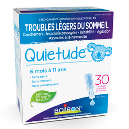 Quietude Troubles Légers du Sommeil 6 mois -11 ans||Quietude Minor Sleeping Disorders 6 months -11 years