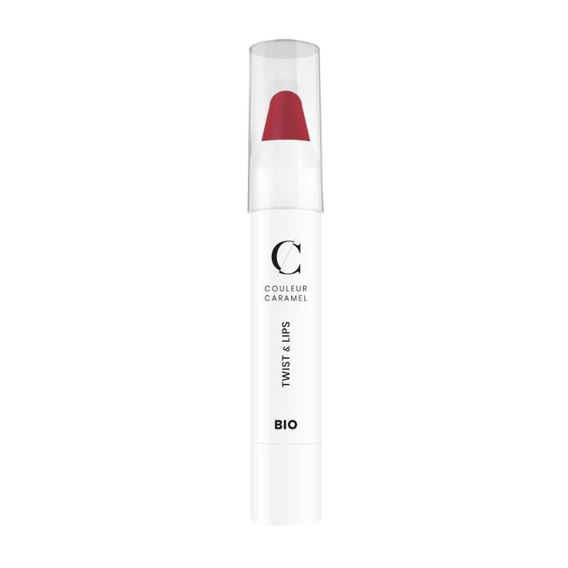 Couleur Caramel Twist & Lips Bio N°404 Rose De Rouge