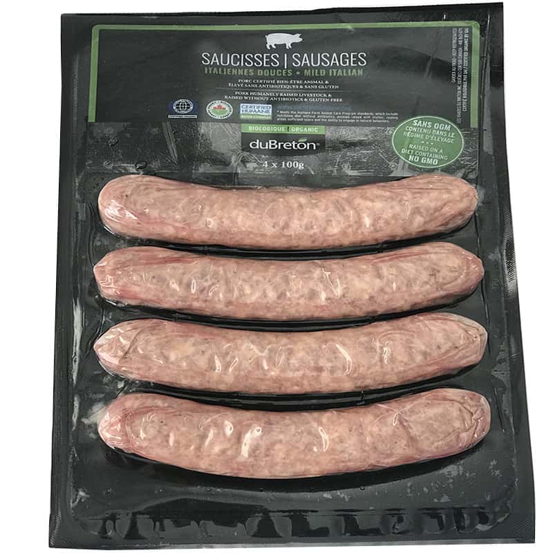 Sausages - Mild italianOrganic