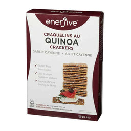 Craquelins Quinoa Ail et Cayenne||Quinoa crackers - Garlic cayenne