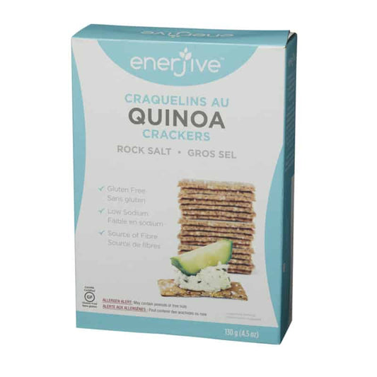 Quinoa crackers - Rock salt
