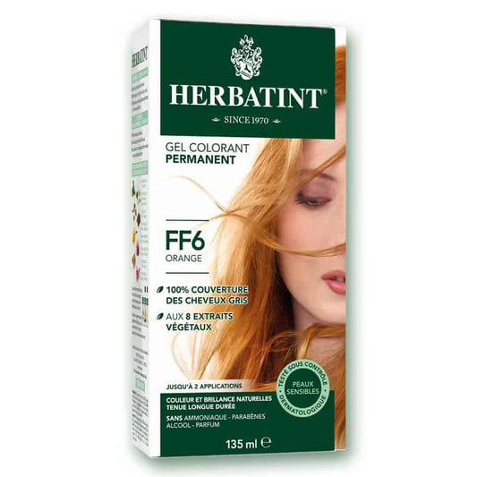 Gel Colorant Permanent - FF6||Permanent Haircolour gel - FF6 - Orange