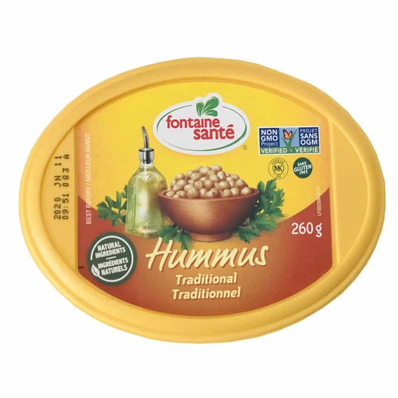 Hummus traditional Fontaine santé 260g