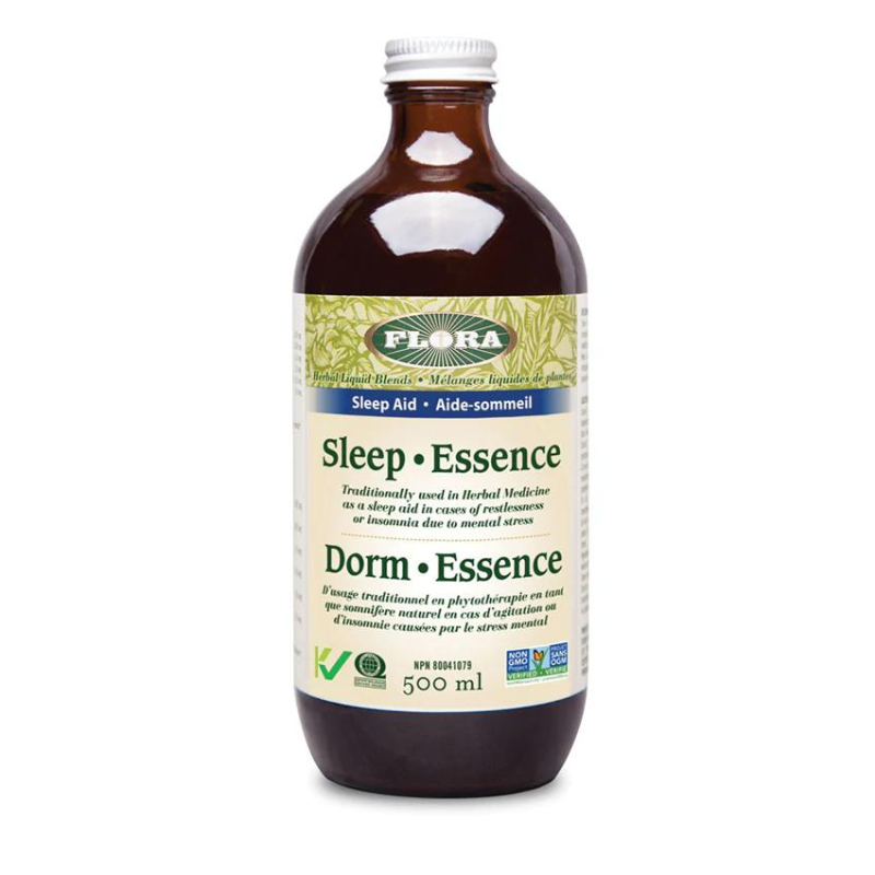Flora Aide-sommeil Dorm Essence usage traditionnel en phytothérapie en tant que somnifère naturel en cas d'agitation ou d'insomnie causées apr le stress mental 500ml 